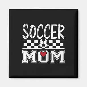 Groovy Fußball-Mama Mutter Fußball-Mama _1 Magnet