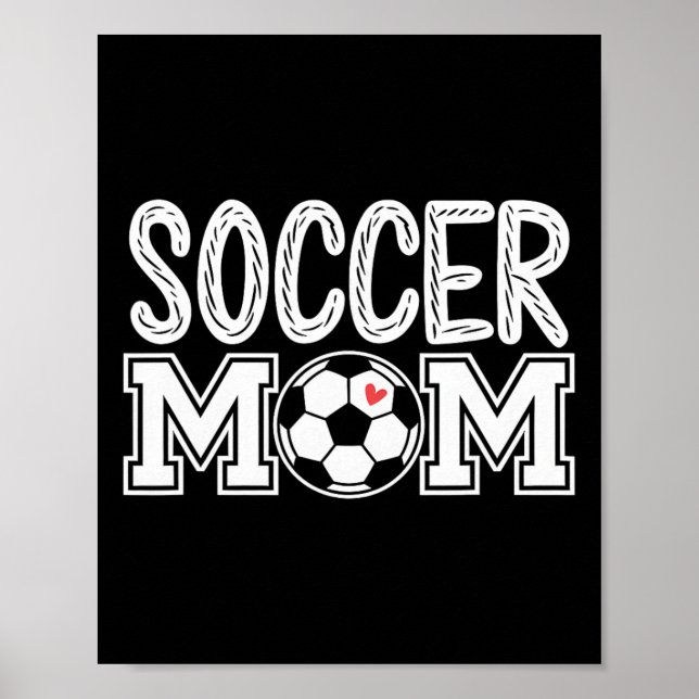 Groovy Fußball-Mama Mutter Fußball-Mama _2 Poster (Vorne)