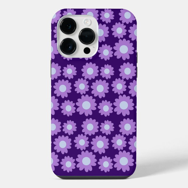 Groovy Gänseblümchen iPhone Hülle (Rückseite)