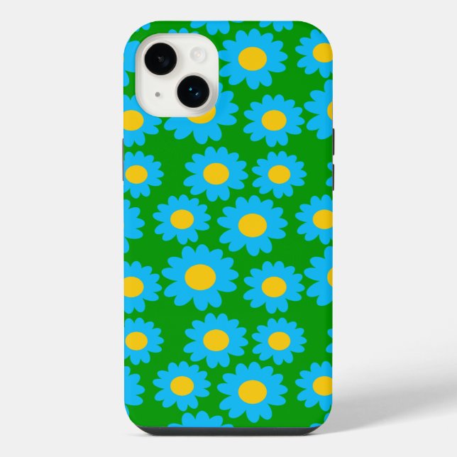 Groovy Gänseblümchen iPhone Hülle (Rückseite)