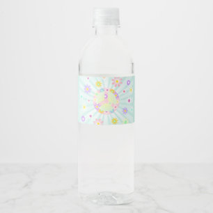 Groovy Geburtstag für ein Mädchen Wasserflaschenetikett