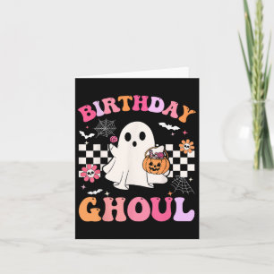 Groovy Geburtstag Ghoul Grusel Saison Halloween Ge Karte