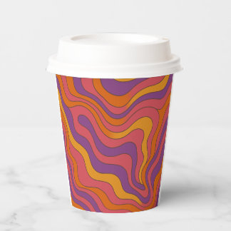 Groovy Geburtstagspapierbecher Pappbecher
