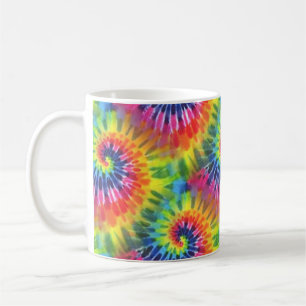 Groovy gefärbte Krawattehippie-Art-Tasse Kaffeetasse
