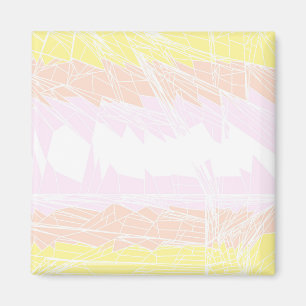 Groovy Geometric Abstrakt Pangender Pride Flag Magnet