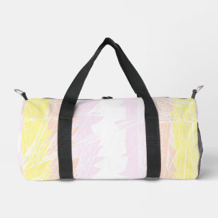 Groovy geometrische abstrakte Pangender-Stolzflagg Duffle Bag
