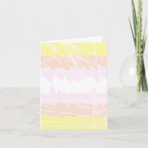 Groovy geometrische abstrakte Pangender-Stolzflagg Karte