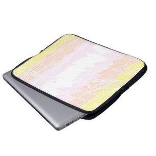 Groovy geometrische abstrakte Pangender-Stolzflagg Laptopschutzhülle