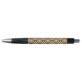 Groovy geometrische warme Töne  Kugelschreiber