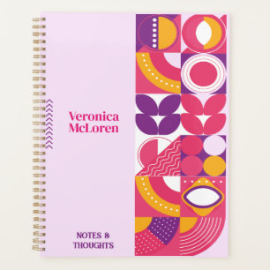 Groovy Geometry Planer: Werben Sie Ihr Personalisi Planer