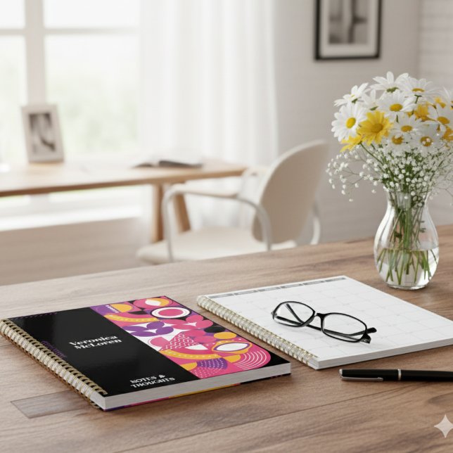 Groovy Geometry Planer: Werben Sie Ihr Personalisi Planer (Groovy Geometry Planner 2026 – Custom DIY Design)