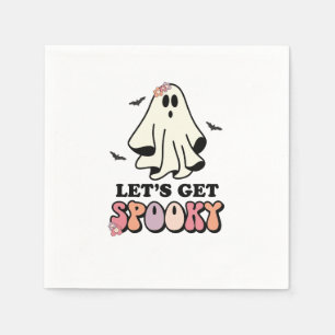 Groovy Ghost Retro Halloween Geburtstag Serviette