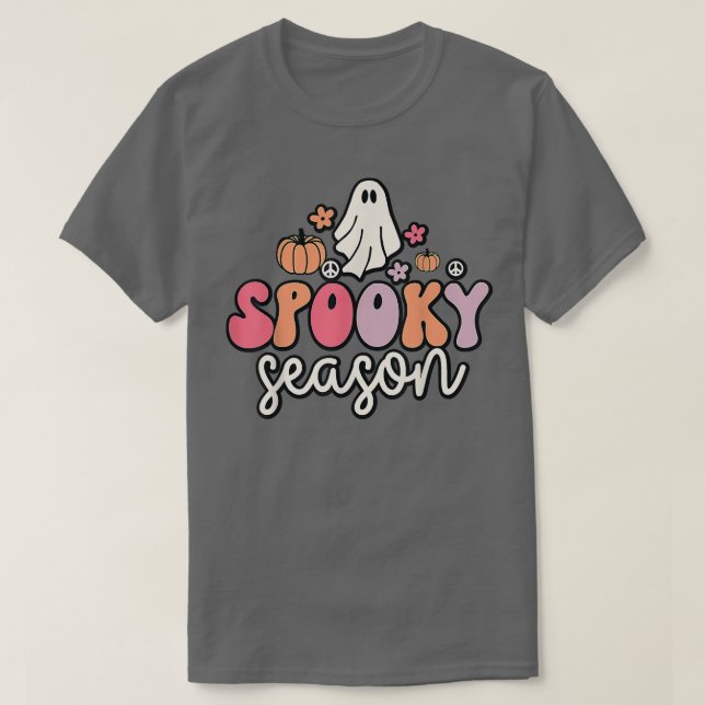 Groovy Ghost Spooky Saison 866 T-Shirt (Design vorne)