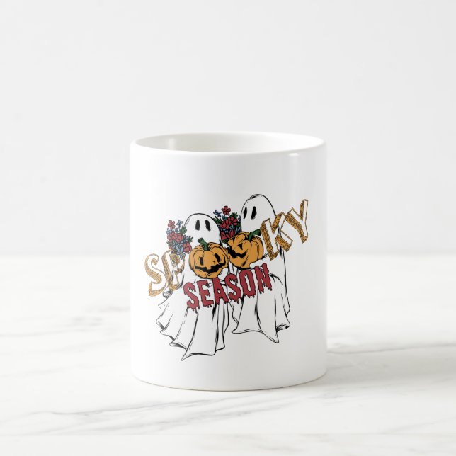 Groovy Ghost Spooky Saison Kaffeetasse (Mittel)