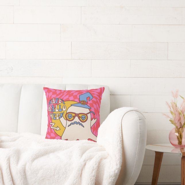 Groovy Ghost Vibes Kissen (Liege)