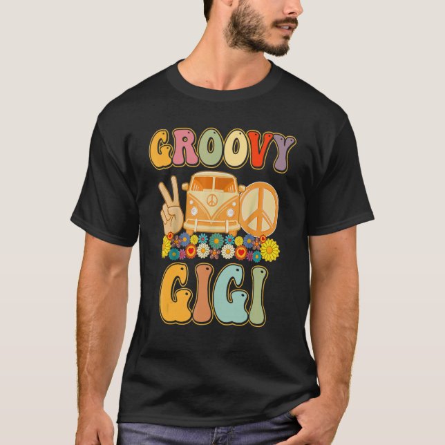 Groovy Gigi Retro Matching Family Baby Dusche Moth T-Shirt (Vorderseite)