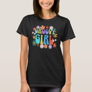 Groovy Girl Retro 70er Jahre Style Geburtstag Funk T-Shirt