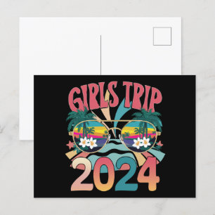 Groovy Girls Ausflug 2024 Wochenend Sommer Strand Postkarte