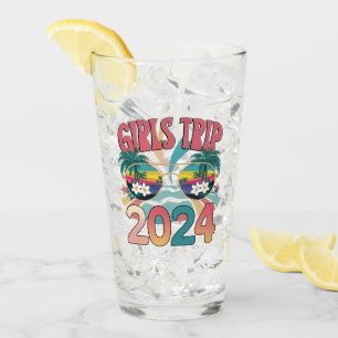 Groovy Girls Trip 2024 Summer Beach Glas