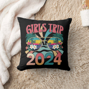 Groovy Girls Trip 2024 Wochenend Sommer Strand Kissen