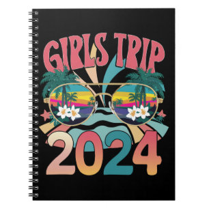 Groovy Girls Trip 2024 Wochenend Sommer Strand Notizblock