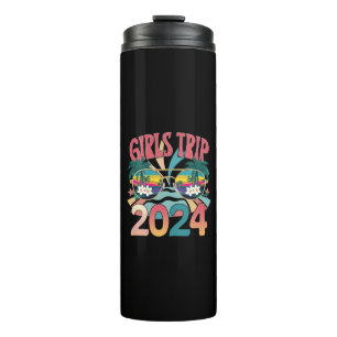 Groovy Girls Trip 2024 Wochenend Sommer Strand  Thermosbecher