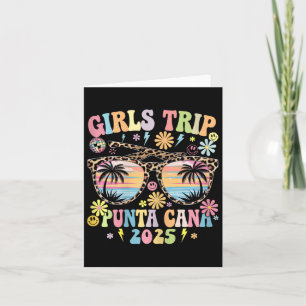 Groovy Girls Trip Punta Cana 2025 Matching Sommer Karte