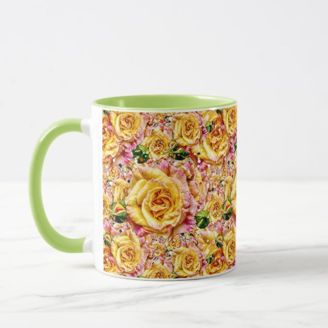 Groovy Golden Rose Opulence: Tasse (Links)