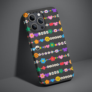 Groovy Good Vibes Love Smile Retro Perlen Case-Mate iPhone Hülle