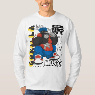 Groovy Gorilla: Angesagt-Hop Vibes im Urbanen Dsch T-Shirt