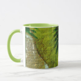Groovy Green Kiwi Gefärbte Krawatte Tasse