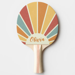 Groovy Grunge Retro-Design Tischtennis Schläger