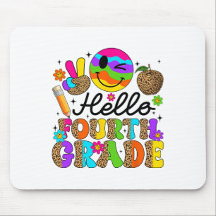 Groovy Hallo Viertklässler Leopard 1. Tag Mousepad