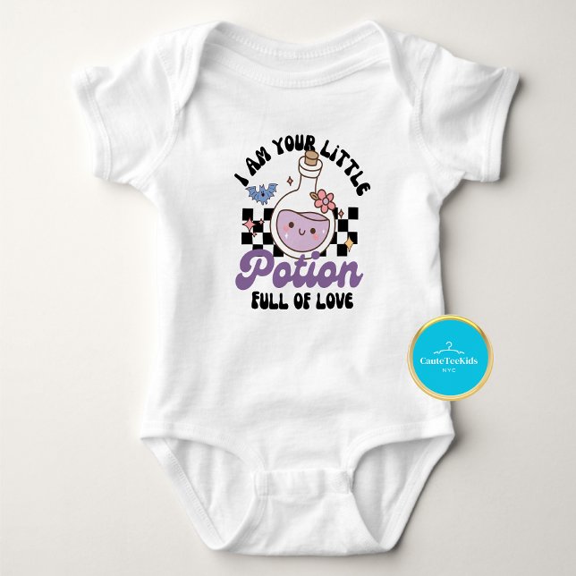 Groovy Halloween Liebe Pop Baby Strampler (Von Creator hochgeladen)