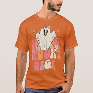 Groovy Halloween Rainbow Niedlich Ghost Spooky Gig T-Shirt