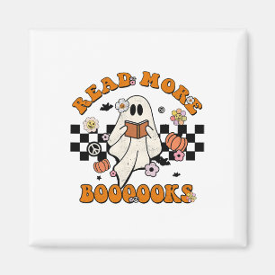Groovy Halloween Read more Books Niedlich Boo Read Magnet