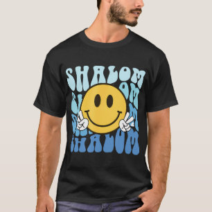 Groovy Hanukkah Chanukah Juwish Pajamas Smile Face T-Shirt