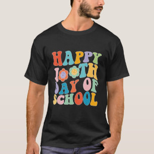 Groovy Happy 100. Tag der Schule Niedlich Student T-Shirt