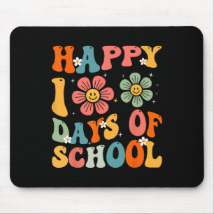 Groovy Happy 100. Tag Student Niedlich Kinder 100 Mousepad