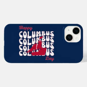Groovy Happy Christopher Columbus Day 2023 Case-Mate iPhone 14 Hülle