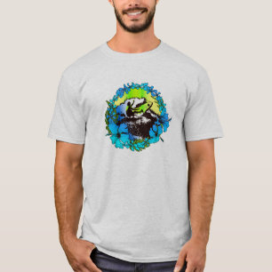 Groovy Hawaiian Surfer 1960er Jahre Retro Graphic  T-Shirt