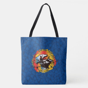 Groovy Hawaiian Surfer 1960er Retro Beach Bag