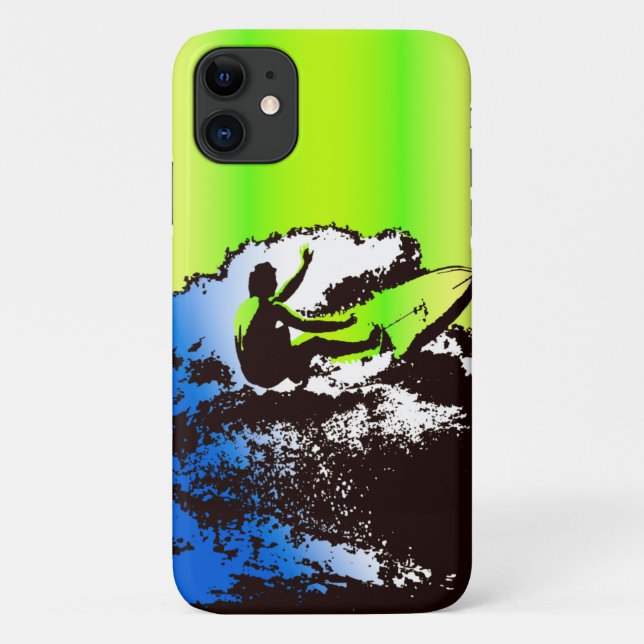 Groovy Hawaiian Surfer Retro der 60er Jahre - Limo Case-Mate iPhone Hülle (Rückseite)