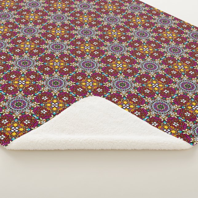 Groovy Heavenly Flower Power Sherpadecke (3/4)