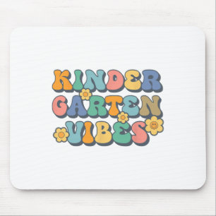 Groovy Hello Kindergarten Stimmung Retro Lehrer Ck Mousepad
