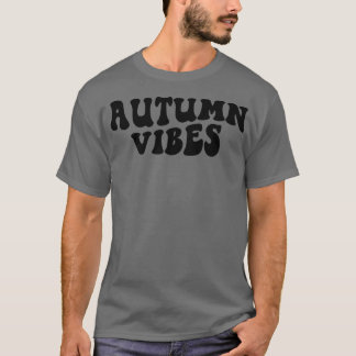 Groovy Herbstwoben Retro Es ist Herbst Herbst Herb T-Shirt