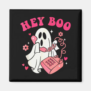 Groovy Hey Boo Süßer Geist Lustiger Halloween Herr Magnet