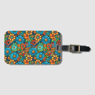Groovy Hippie Luggage Tag Gepäckanhänger