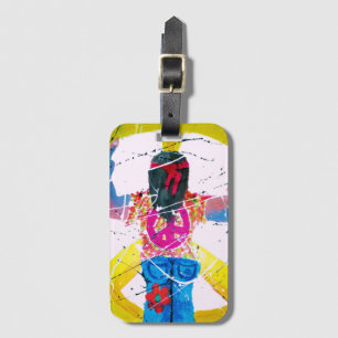 Groovy Hippie Peace Sign Gepäckanhänger