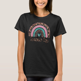 Groovy Hippy Teacher Seien nette Liebe Inspirier E T-Shirt